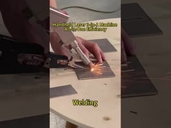 휴대용 레이저 헤드 3in1 레이저 용접 장비 용접 / 청소 및 절단 지원