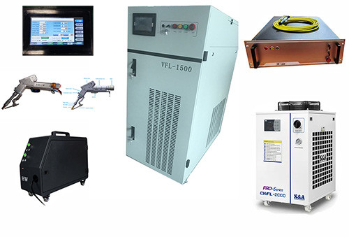 좋은 가격 3000w 핸드 홀드 금속 레이저 용접 기계 윙윙 용접용 단일 모터 온라인으로